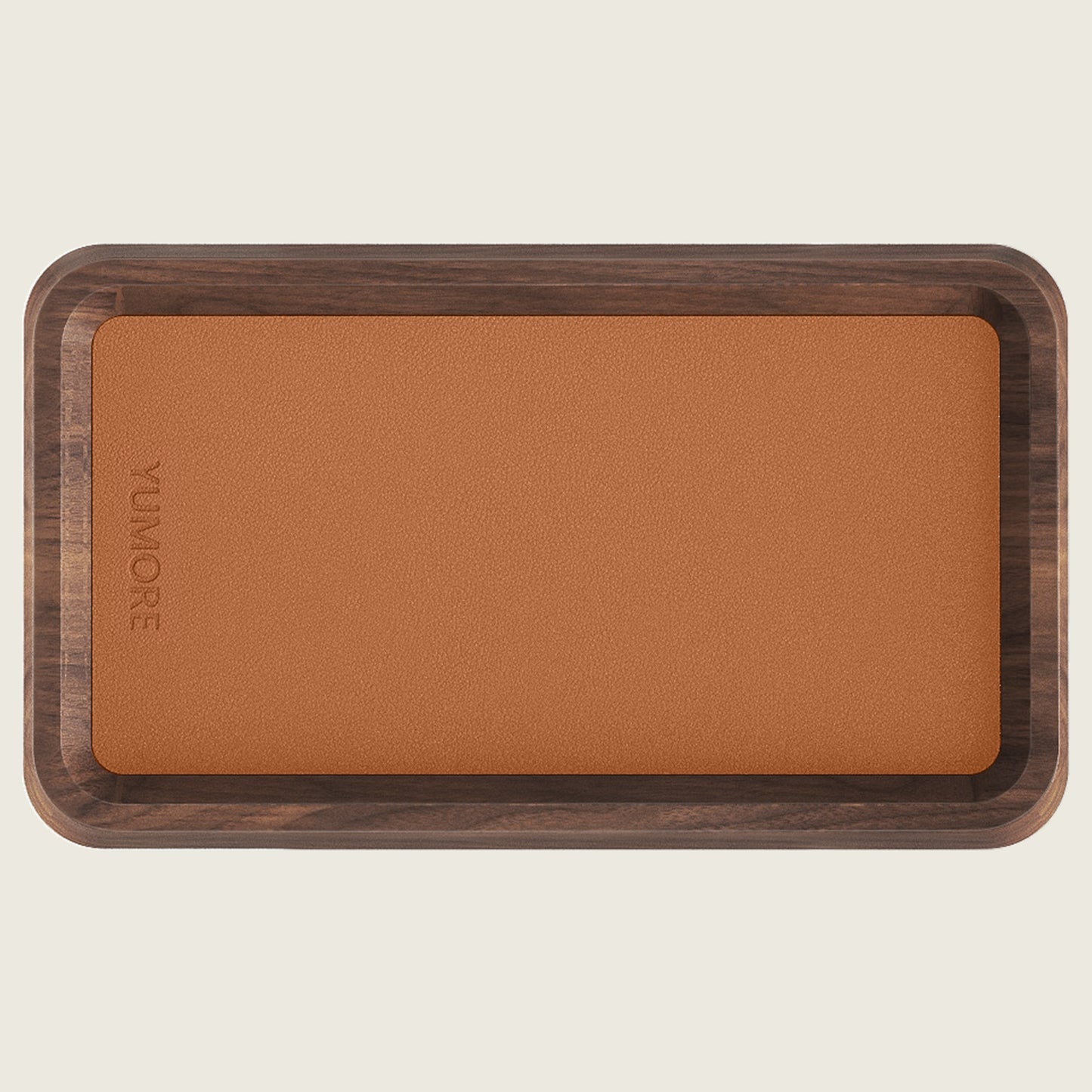 YUMORE Walnut leather tray(Small)