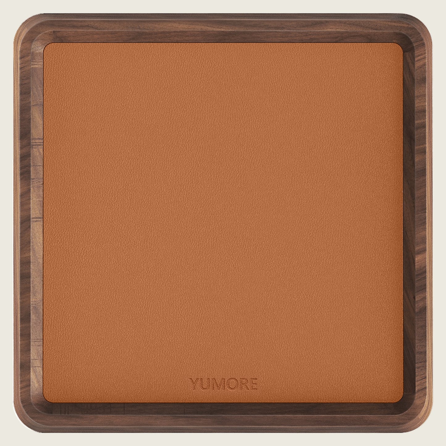 YUMORE Walnut leather tray(Medium)