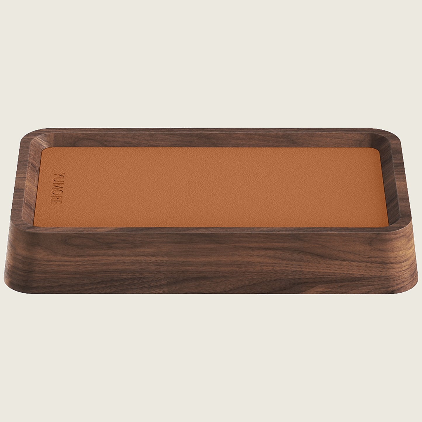 YUMORE Walnut leather tray(Small)